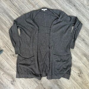 Madewell Dark Gray Open Cardigan Sz XXS